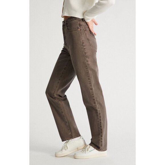 NWT PacSun Dad Jean Straight Leg Moss Green Jeans 26 | Skater Grunge Streetwear - Picture 5 of 16